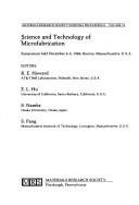 Science and Technology of Microfabrication