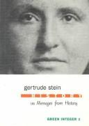 History or Messages from History (Green Integer Books Series , No 1)