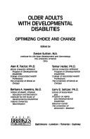 Older Adults with Developmental Disabilities