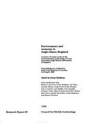 Environment and Economy in Anglo-Saxon England