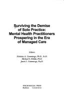 Surviving the demise of solo practice