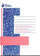 Filter Maintenance and Operations Guidance Manual
