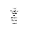 Complete Works of Thomas Boston