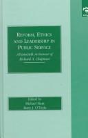 Reform, Ethics, and Leadership in Public Service