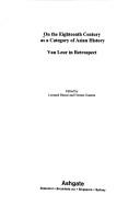 On the Eighteenth Century as a Category of Asian History