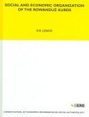 Social and Economic Organisation of the Rowanduz Kurds