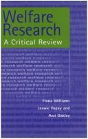 Welfare Research