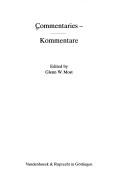 Commentaries