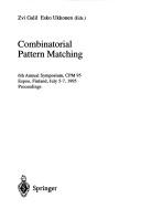 Combinatorial Pattern Matching