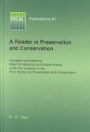 A Reader in Preservation and Conservation