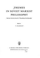 Themes in Soviet Marxist philosophy