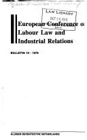 Bulletin of Comparative Labour Relations