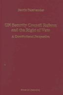 UN security council reform and the right of veto