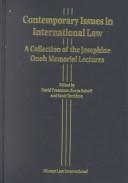 Contemporary issues in international law
