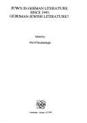 Jews in German literature since 1945