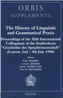 The history of linguistic and grammatical praxis