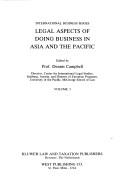 Legal Aspects of Doing Business in Asia and the Pacific