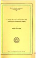 A Study of Juvenal's Tenth Satire