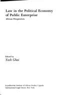 Law in the Political Economy of Public Enterprise