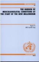 The Burden of Musculoskeletal Conditions at the Start of the New Millennium