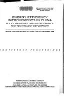 Energy efficiency improvements in China