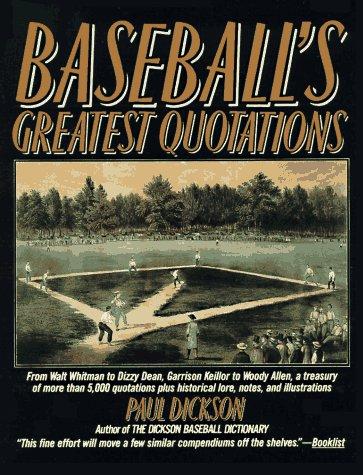 Baseball's Greatest Quotations