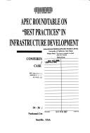 APEC Roundtable on Best Practices in Infrastructure Development