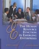 The Human Resource Function in Emerging Enterprises