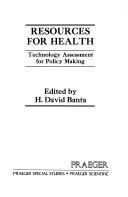 Resources for health