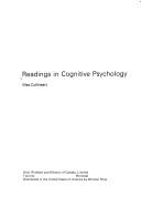 Readings in Cognitive Psychology