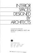 Interior spaces designed by architects