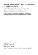 Water Management and Environment in Latin America