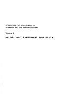 Neural and behavioral specificity