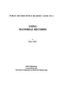 Using Manorial Records