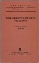 Theosophorum Graecorum Fragmenta