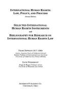 International Human Rights: Law, Policy, and Process