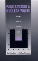 Public reactions to nuclear waste