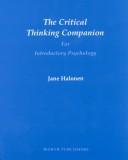The Critical Thinking Companion for Introductory Psychology