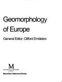 Geomorphology of Europe