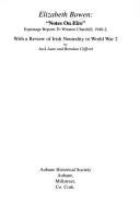 Elizabeth Bowen: "Notes on Eire", Espionage Reports to Winston Churchill, 1940-2