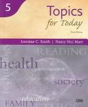 Topics for today