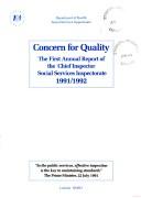 Concern for Quality