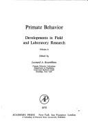 Primate Behaviour