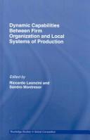 Dynamic Capabilities Between Firm Organisation and Local Systems of Production