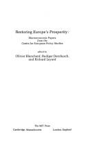 Restoring Europe's Prosperity