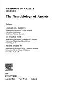 Handbook of Anxiety