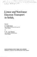 Linear and Nonlinear Electronic Transport in Solids
