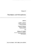 Neuroleptics and schizophrenia