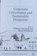 Corporate governance and sustainable prosperity