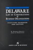 Delaware Corporate Laws Booklet Statutory 2000
